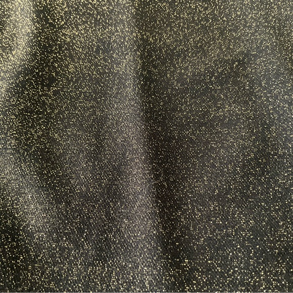 ENCORE, GOLD & BLACK METALLIC CARDIGAN/BLOUSE, SIZE: 1X - Picture 10 of 11